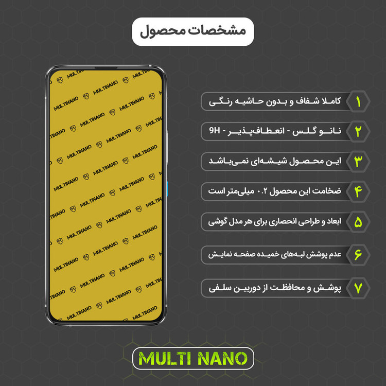 محافظ صفحه نمایش مولتی نانو مدل X-S1N مناسب برای گوشی موبایل ایسوس Zenfone 8 Flip / ZS672KS