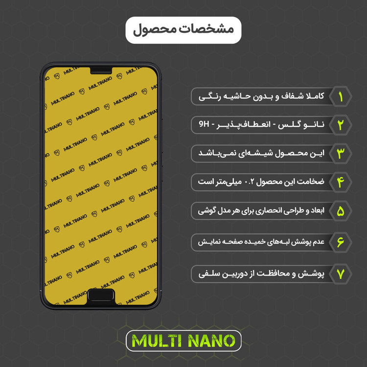محافظ صفحه نمایش مولتی نانو مدل X-S2N مناسب برای گوشی موبایل ایسوس Zenfone 3s Max / ZC521TL بسته دو عددی