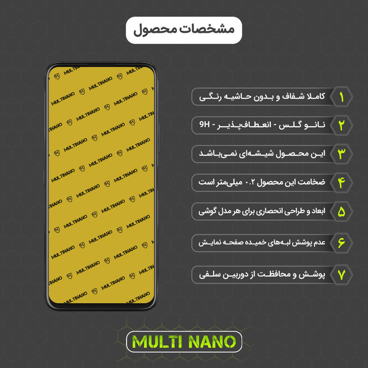 محافظ صفحه نمایش مولتی نانو مدل X-S2N مناسب برای گوشی موبایل نوکیا 8 V 5G UW بسته دو عددی