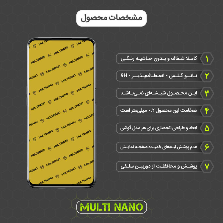 محافظ صفحه نمایش مولتی نانو مدل X-S1N مناسب برای گوشی موبایل اوپو A93 5G