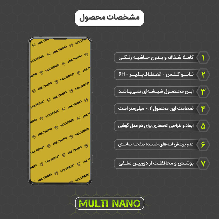 محافظ صفحه نمایش مولتی نانو مدل X-S1N مناسب برای گوشی موبایل سونی Xperia 5 III