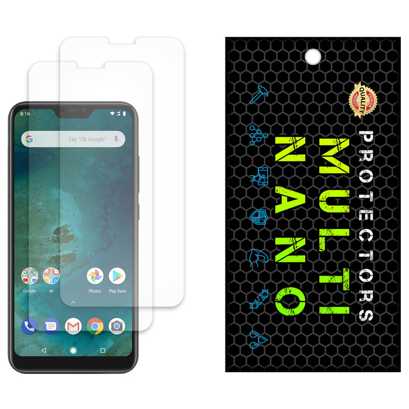 محافظ صفحه نمایش مات مولتی نانو مدل X-S2M مناسب برای گوشی موبایل شیائومی Mi A2 Lite بسته دو عددی