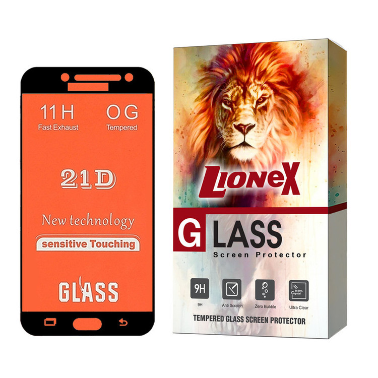 محافظ صفحه نمایش لایونکس مدل FULLLI مناسب برای گوشی موبایل سامسونگ Galaxy J5 2017 / J5 Pro / J530