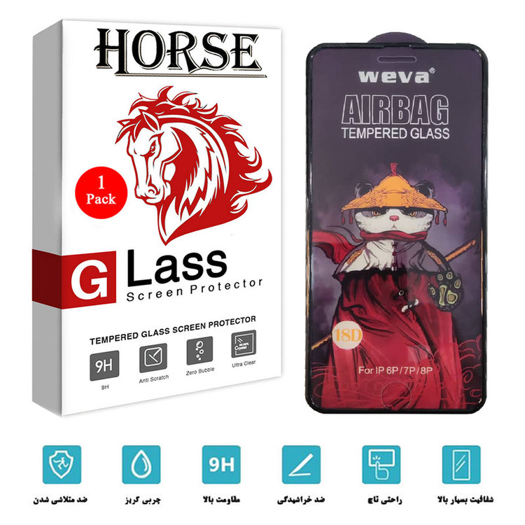 محافظ صفحه نمایش هورس مدل AIRBAG مناسب برای گوشی موبایل اپل iPhone 6s Plus