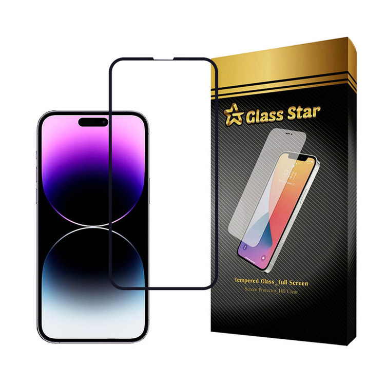 محافظ صفحه نمایش گلس استار مدل FULSLGS مناسب برای گوشی موبایل اپل iPhone 14 Pro Max