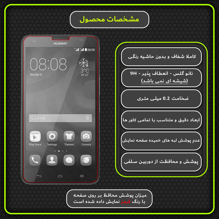 محافظ صفحه نمایش مولتی نانو مدل X-S2N مناسب برای گوشی موبایل آنر 3X بسته دو عددی
