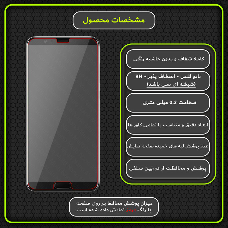 محافظ صفحه نمایش مولتی نانو مدل X-S1N مناسب برای گوشی موبایل آنر View 10