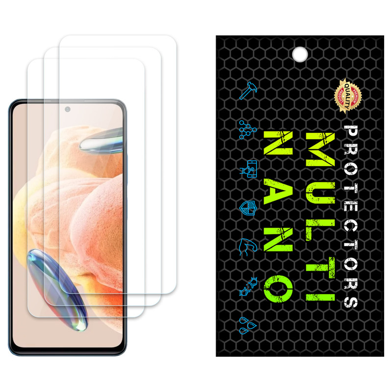 محافظ صفحه نمایش مولتی نانو مدل X-S3N مناسب برای گوشی موبایل شیائومی Redmi Note 12 Pro 4G  بسته سه عددی