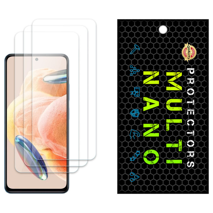 محافظ صفحه نمایش مولتی نانو مدل X-S3N مناسب برای گوشی موبایل شیائومی Redmi Note 12 Pro 4G بسته سه عددی