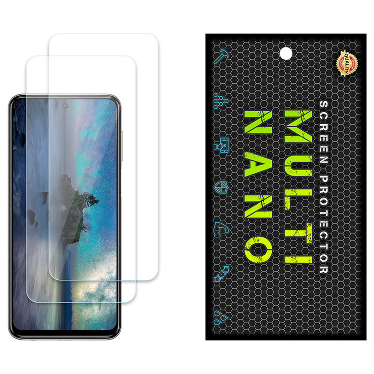 محافظ صفحه نمایش مولتی نانو مدل X-S2N مناسب برای گوشی موبایل شیائومی Redmi Note 9 Pro 4G بسته دو عددی