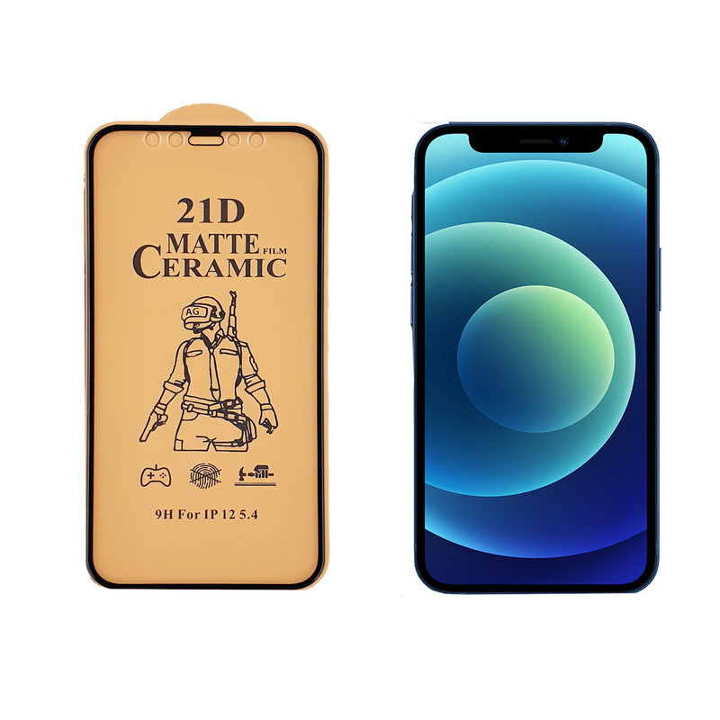 محافظ صفحه نمایش سرامیکی مات گریفین مدل FLCRM GN to مناسب برای گوشی موبایل اپل iPhone 12 mini