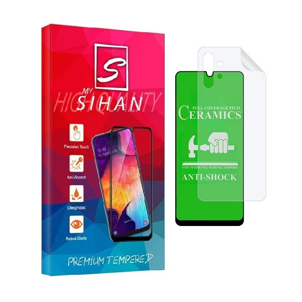 محافظ صفحه نمایش مای سیحان مدل 2CRN مناسب برای گوشی موبایل سامسونگ Galaxy A32 4G به همراه محافظ پشت گوشی