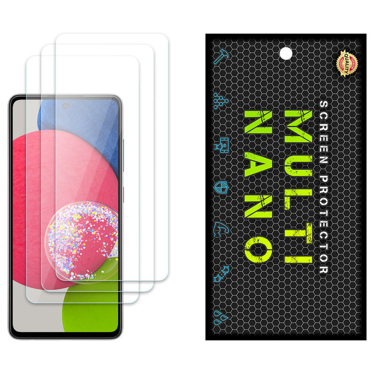 محافظ صفحه نمایش مولتی نانو مدل X-S3N مناسب برای گوشی موبایل سامسونگ Galaxy A53 بسته سه عددی