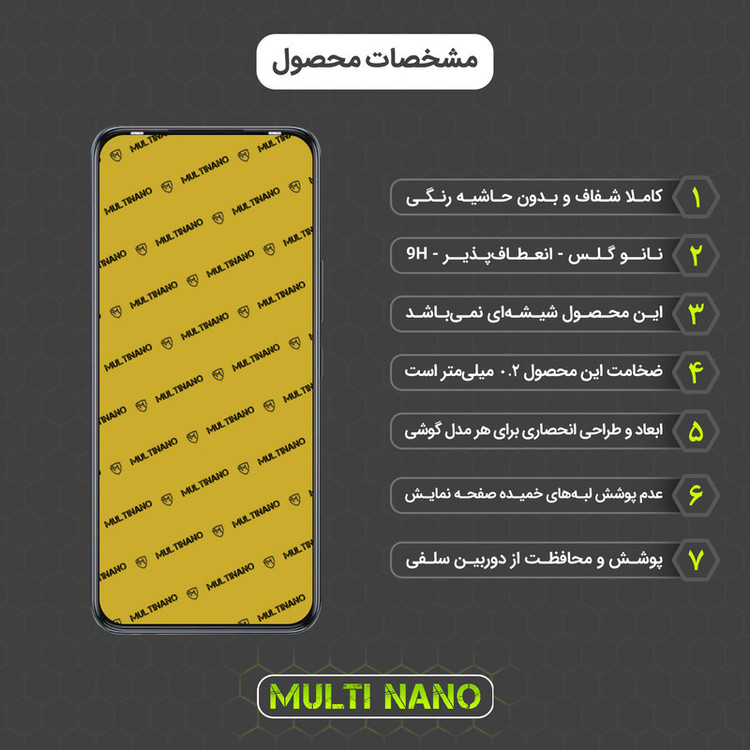 محافظ صفحه نمایش مولتی نانو مدل X-S2N مناسب برای گوشی موبایل اینفینیکس Smart 6 Plus بسته دو عددی