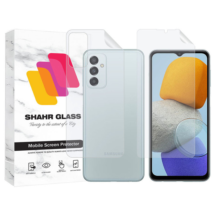 محافظ صفحه نمایش شهر گلس مدل MTNANFBSH مناسب برای گوشی موبایل سامسونگ Galaxy M23 به همراه محافظ پشت گوشی