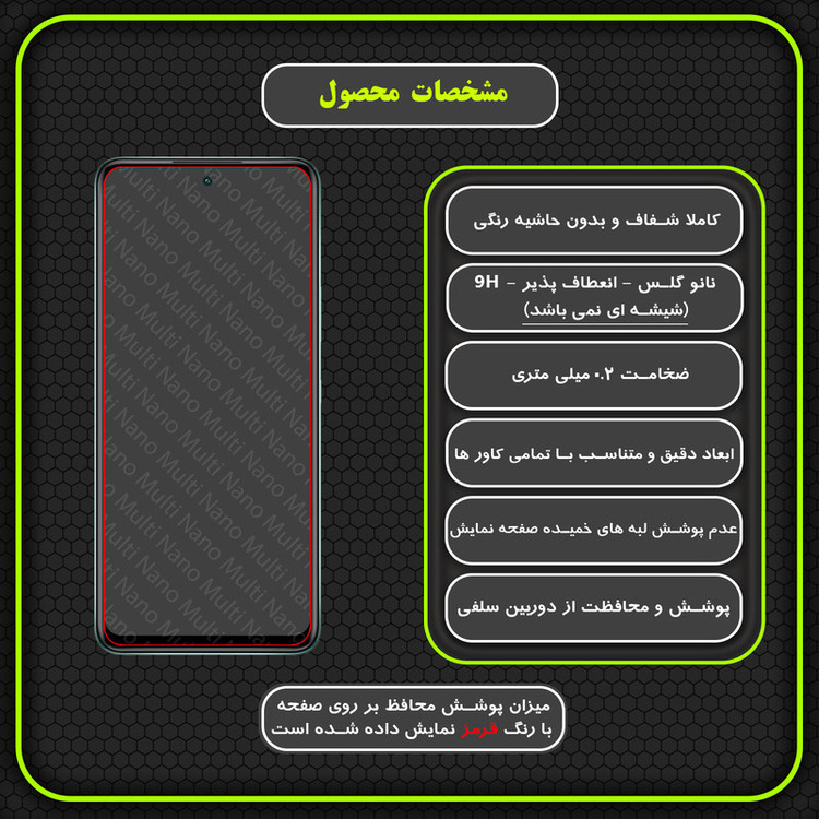 برچسب پوششی مولتی نانو مدل X-F1G-S مناسب برای گوشی موبایل اینفینیکس Hot 11S به همراه محافظ صفحه نمایش