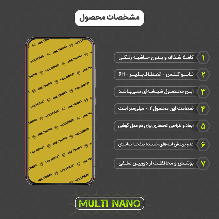 محافظ صفحه نمایش مولتی نانو مدل X-S2N مناسب برای گوشی موبایل موتورولا Moto E6 Plus بسته دو عددی