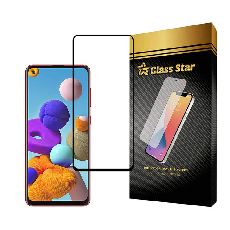 محافظ صفحه نمایش گلس استار مدل FULPLUSS مناسب برای گوشی موبایل سامسونگ Galaxy A21s