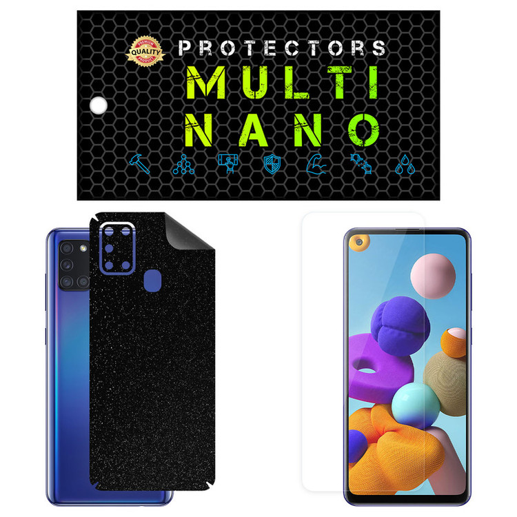 محافظ صفحه نمایش مولتی نانو مدل X-SFG مناسب برای گوشی موبایل سامسونگ Galaxy A21S به همراه برچسب پوششی