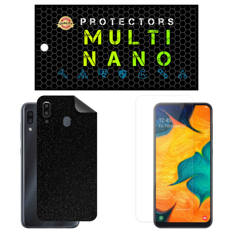 محافظ صفحه نمایش مولتی نانو مدل X-SFG مناسب برای گوشی موبایل سامسونگ Galaxy A30 به همراه برچسب پوششی