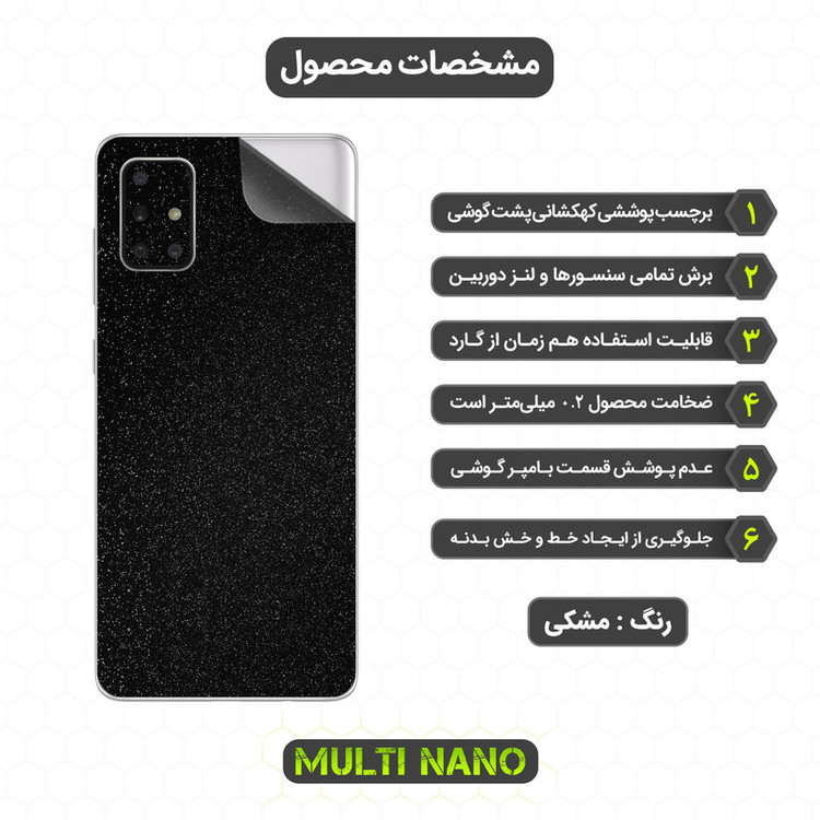 محافظ صفحه نمایش مولتی نانو مدل X-SFG مناسب برای گوشی موبایل سامسونگ Galaxy A71 به همراه برچسب پوششی