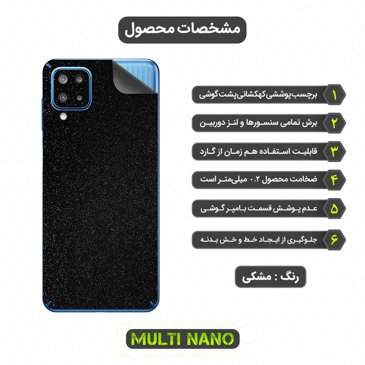 محافظ صفحه نمایش مولتی نانو مدل X-SFG مناسب برای گوشی موبایل سامسونگ Galaxy F12 به همراه برچسب پوششی