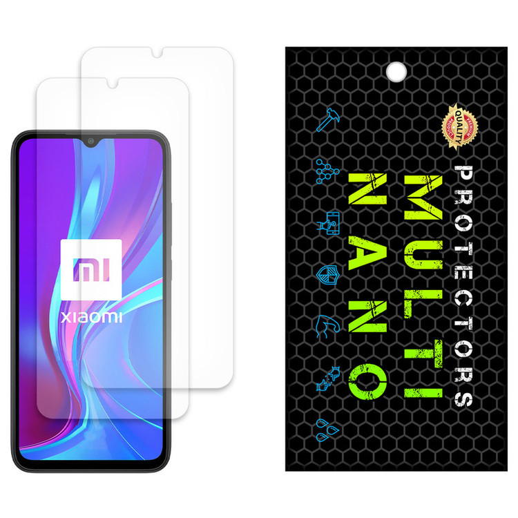 محافظ صفحه نمایش مات مولتی نانو مدل X-S2M مناسب برای گوشی موبایل شیائومی Redmi 9C بسته دو عددی
