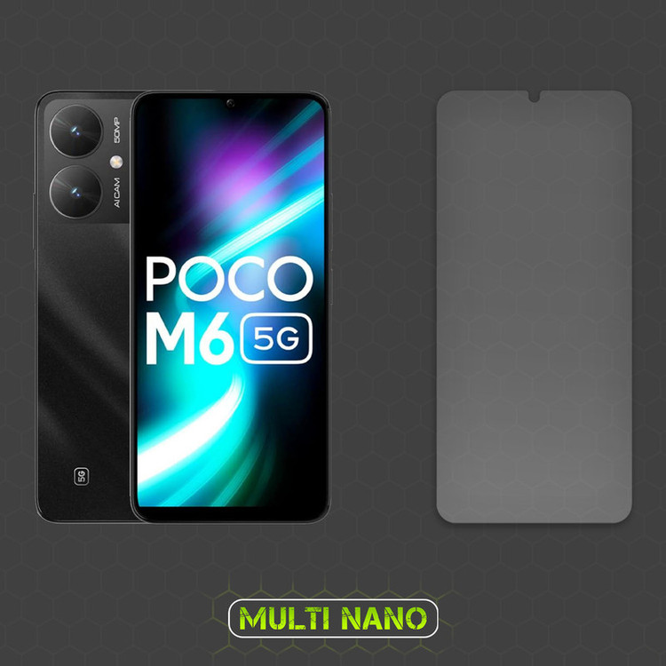 محافظ صفحه نمایش مات مولتی نانو مدل X-S2M مناسب برای گوشی موبایل شیائومی Poco M6 بسته دو عددی