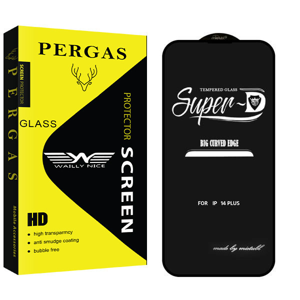 محافظ صفحه نمایش وایلی نایس مدل Pergas SuperD مناسب برای گوشی موبایل اپل iPhone 14 Plus