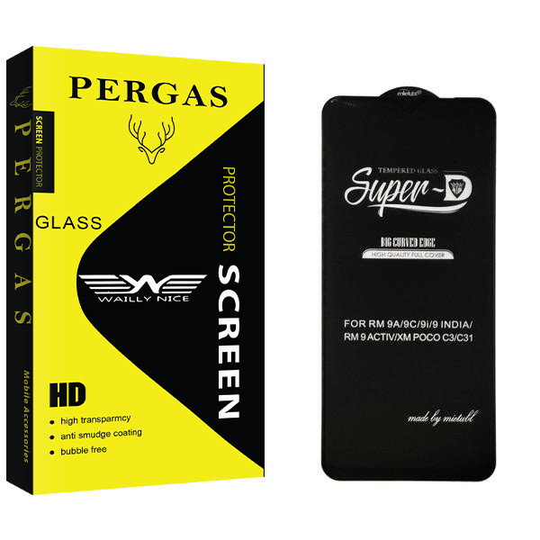محافظ صفحه نمایش وایلی نایس مدل Pergas SuperD مناسب برای گوشی موبایل شیائومی Poco M5