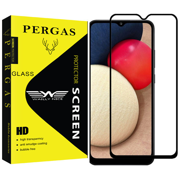 محافظ صفحه نمایش سرامیکی مات وایلی نایس مدل Pergas Glass مناسب برای گوشی موبایل سامسونگ Galaxy A70/ A02