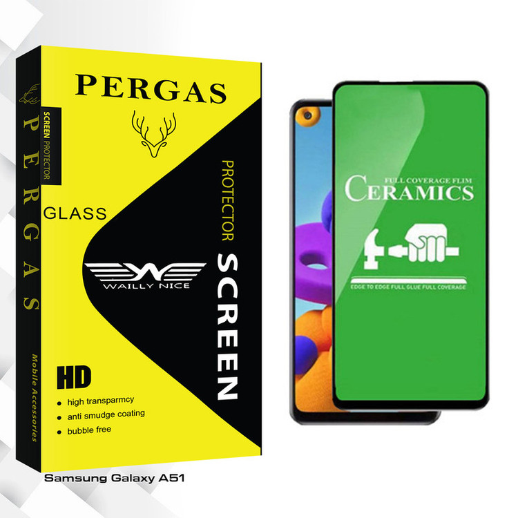 محافظ صفحه نمایش سرامیکی وایلی نایس مدل Pergas Glass مناسب برای گوشی موبایل سامسونگ Galaxy A51
