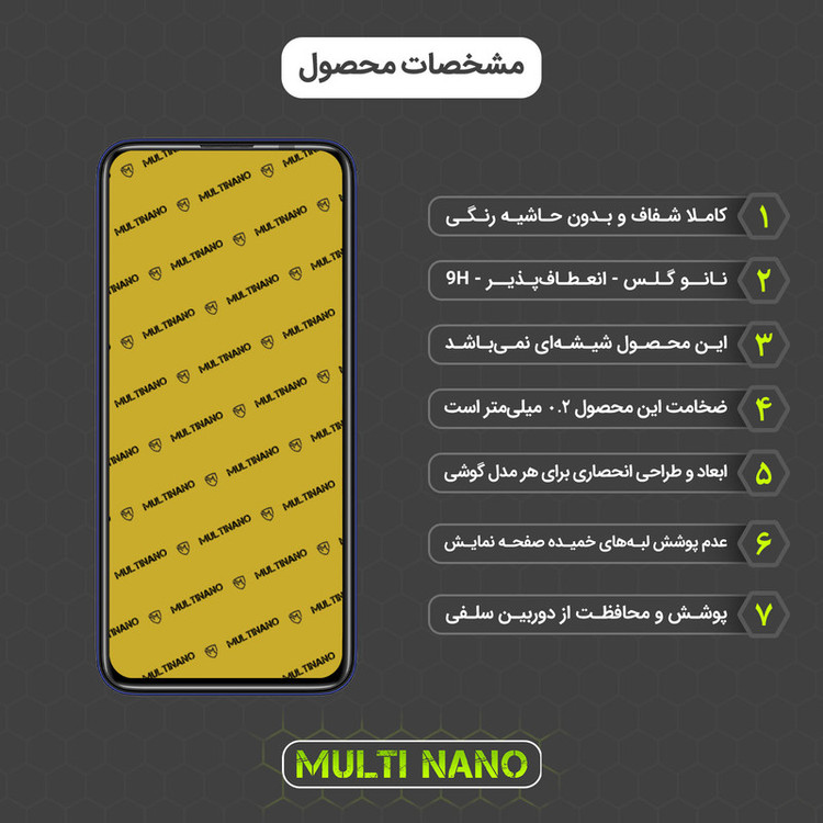 محافظ صفحه نمایش مولتی نانو مدل X-S2N مناسب برای گوشی موبایل جی پلاس P10 Plus بسته دو عددی