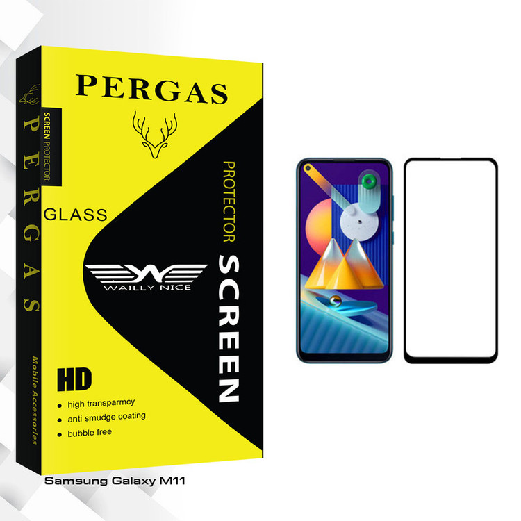 محافظ صفحه نمایش وایلی نایس مدل Pergas Glass مناسب برای گوشی موبایل سامسونگ Galaxy M11