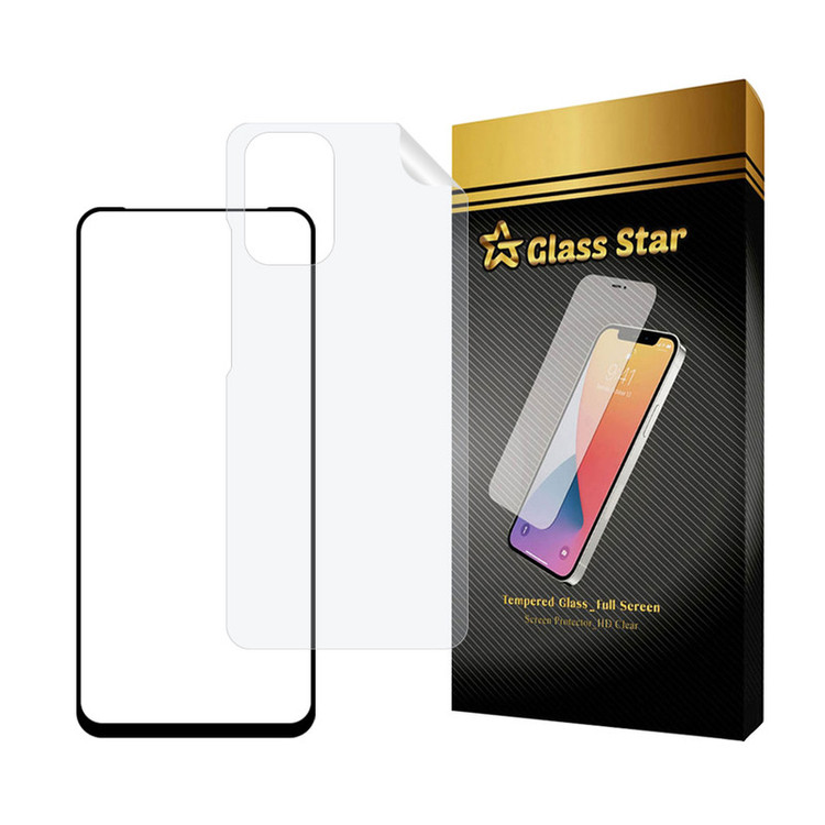 محافظ صفحه نمایش سرامیکی شفاف گلس استار مدل CERAMICNANOST مناسب برای گوشی موبایل شیائومی Redmi Note 10 Pro 4G / Note 10 Pro Max به همراه محافظ پشت گوشی