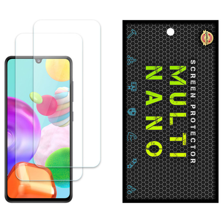 محافظ صفحه نمایش مولتی نانو مدل X-S2N مناسب برای گوشی موبایل سامسونگ Galaxy A41 بسته دو عددی