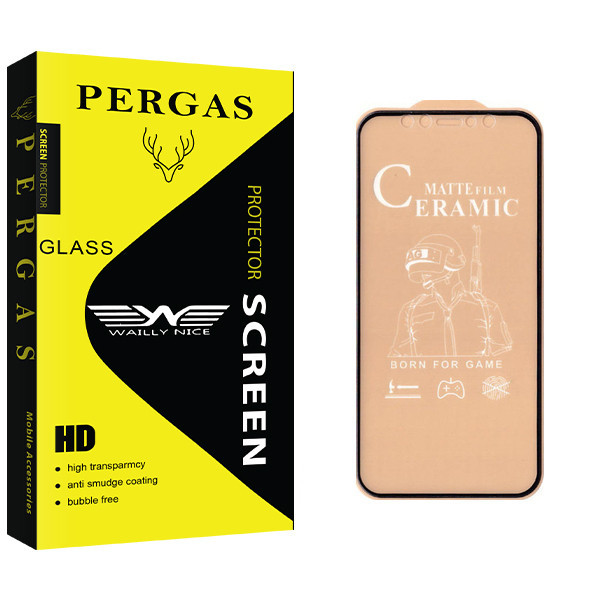 محافظ صفحه نمایش سرامیکی وایلی نایس مدل Pergas Glass مناسب برای گوشی موبایل اپل iPhone 11 Pro Max