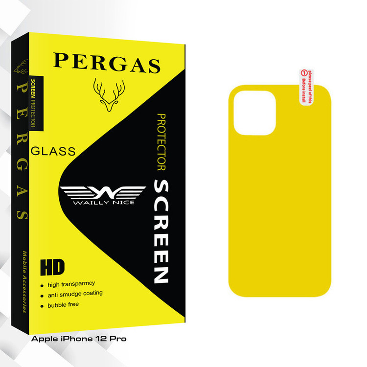 محافظ پشت گوشی وایلی نایس مدل Pergas Glass مناسب برای گوشی موبایل اپل iPhone 12 Pro