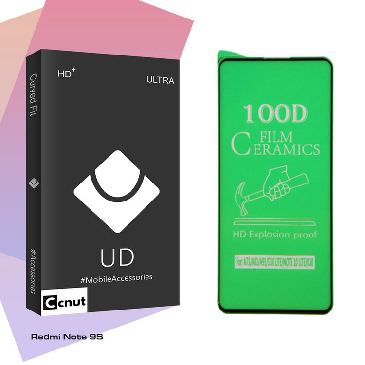 محافظ صفحه نمایش سرامیکی کوکونات مدل UD Black مناسب برای گوشی موبایل شیائومی Redmi Note 9S