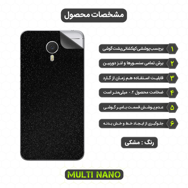 محافظ صفحه نمایش مولتی نانو مدل X-SFG مناسب برای گوشی موبایل میزو M3 Note به همراه برچسب پوششی