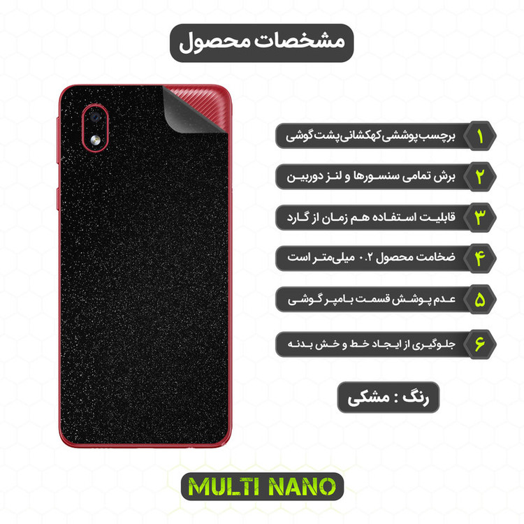 محافظ صفحه نمایش مولتی نانو مدل X-SFG مناسب برای گوشی موبایل سامسونگ Galaxy A01 Core به همراه برچسب پوششی