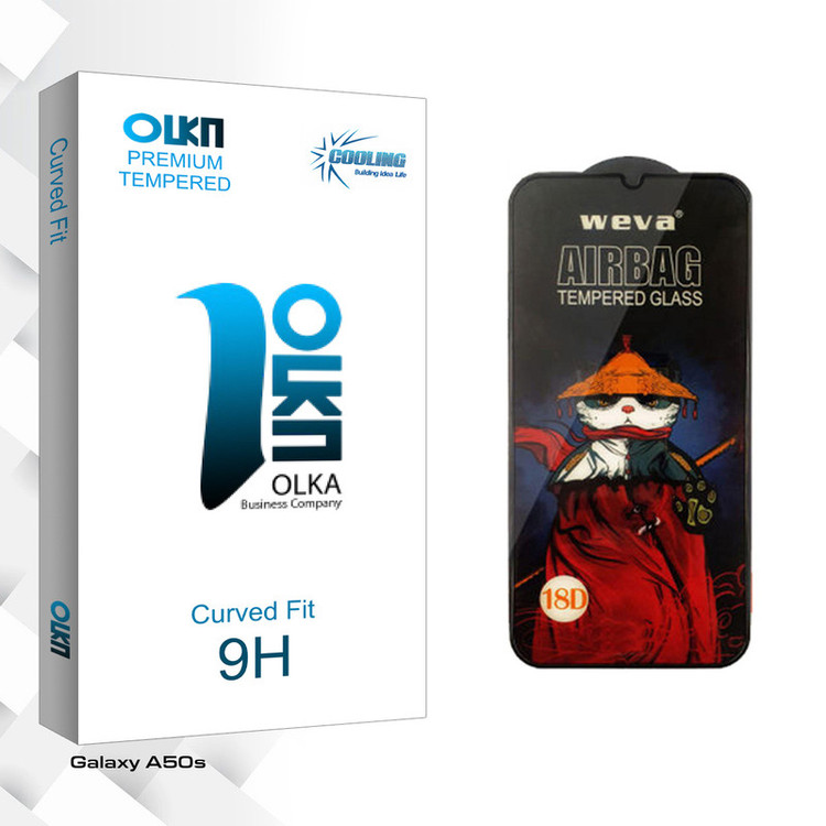 محافظ صفحه نمایش کولینگ مدل Olka GlassAirbag مناسب برای گوشی موبایل سامسونگ Galaxy A50s