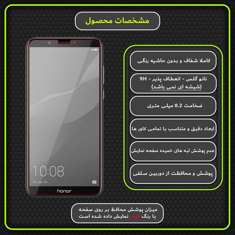 محافظ صفحه نمایش مولتی نانو مدل X-S2N مناسب برای گوشی موبایل هوآوی Enjoy 8 بسته دو عددی