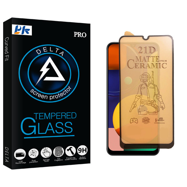 محافظ صفحه نمایش سرامیکی مات پی کی مدل Delta Pro مناسب برای گوشی موبایل سامسونگ Galaxy A32 4G / Galaxy M31 / Galaxy A20