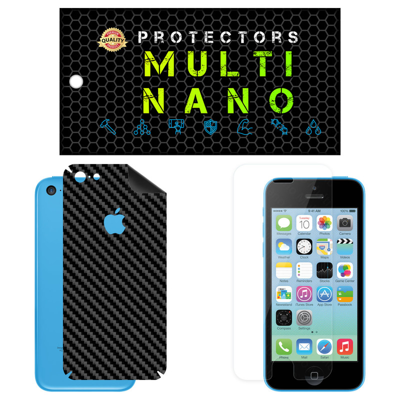 محافظ صفحه نمایش مولتی نانو مدل X-SFC مناسب برای گوشی موبایل اپل iPhone 5C به همراه برچسب پوششی