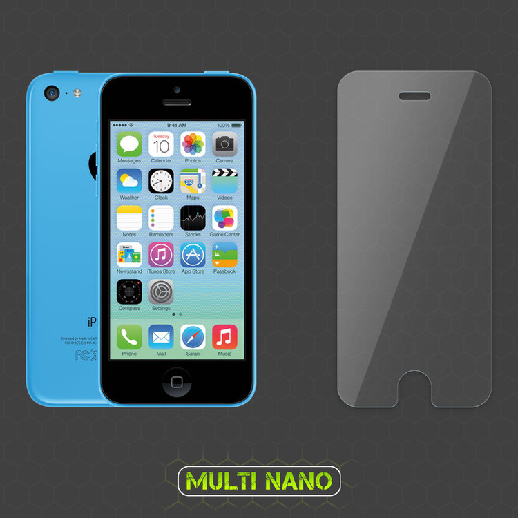 محافظ صفحه نمایش مولتی نانو مدل X-SFC مناسب برای گوشی موبایل اپل iPhone 5C به همراه برچسب پوششی