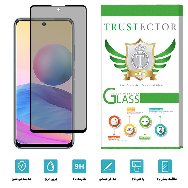 محافظ صفحه نمایش سرامیکی تراستکتور مدل CRP مناسب برای گوشی موبایل شیائومی Redmi Note 10