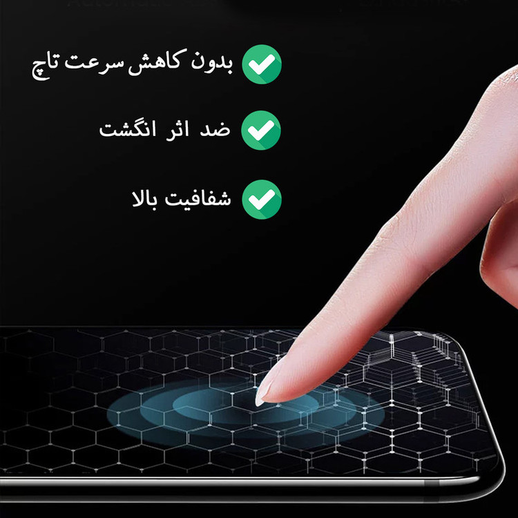 محافظ صفحه نمایش سرامیکی تراستکتور مدل CRP مناسب برای گوشی موبایل شیائومی Redmi Note 10