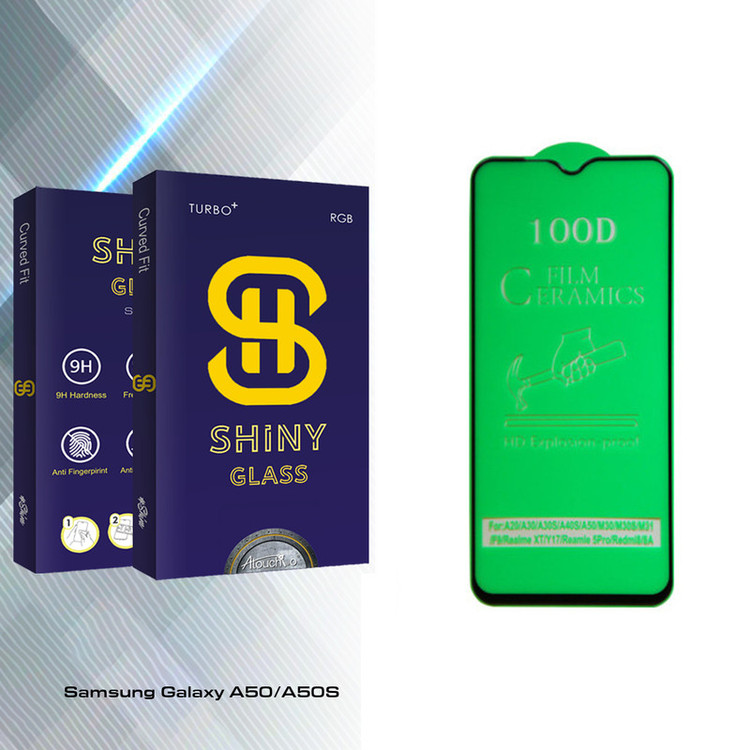 محافظ صفحه نمایش آتوچبو مدل Shiny Glass مناسب برای گوشی موبایل سامسونگ Galaxy A50/A50S