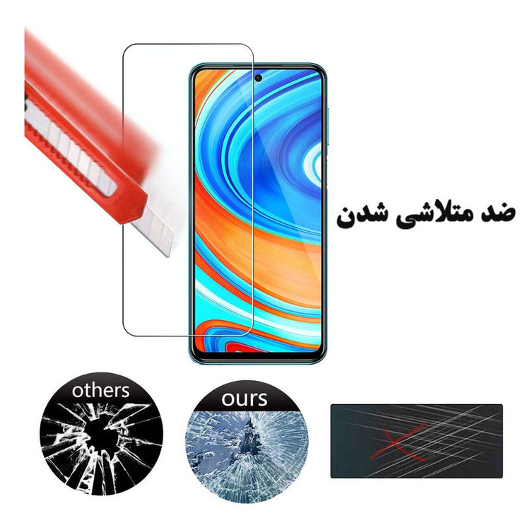 محافظ صفحه نمایش هورس مدل UCC مناسب برای گوشی موبایل شیائومی Redmi Note 9S بسته سه عددی